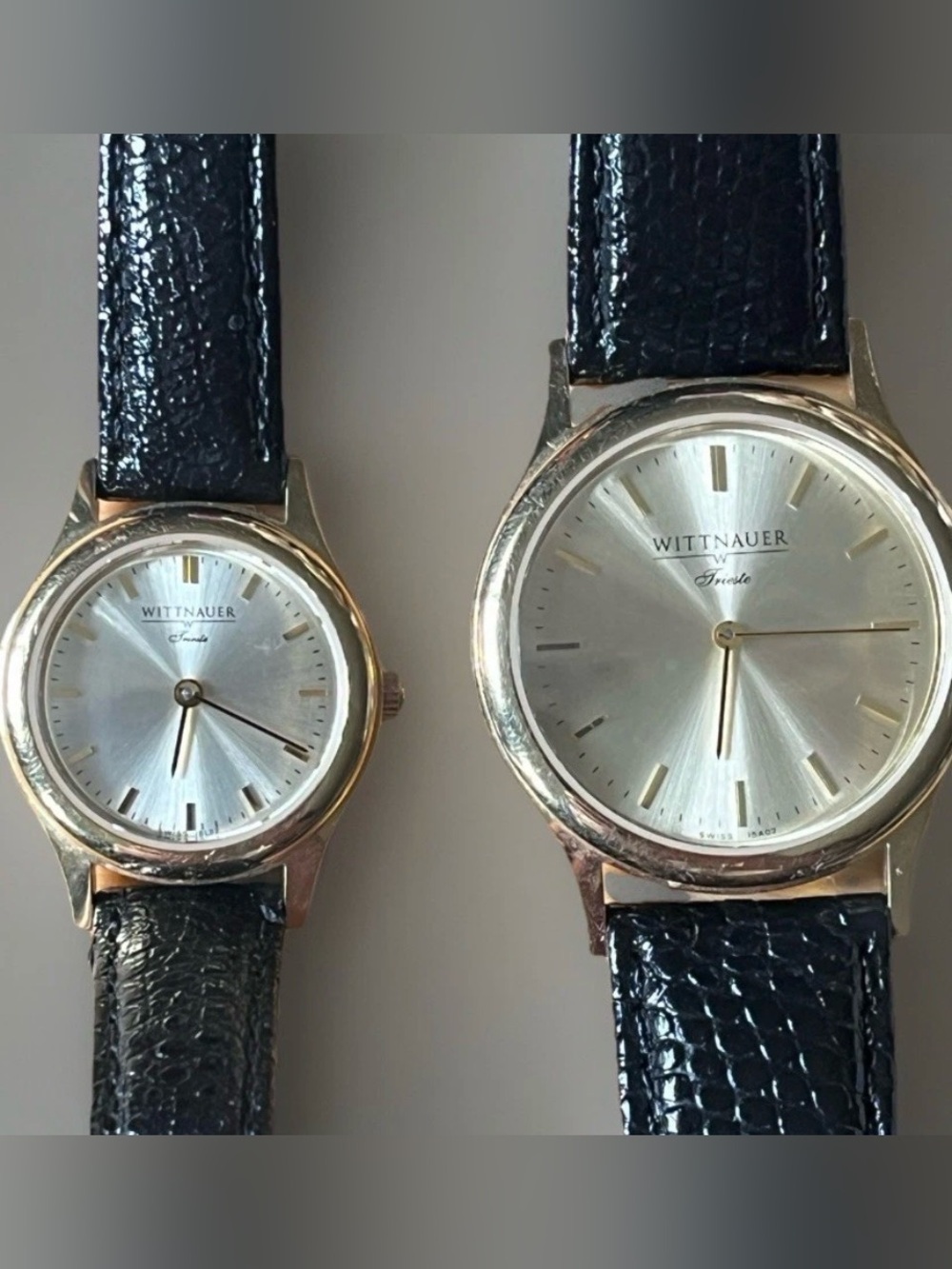 Vintage Wittnauer Trieste Matching Set - His & Hers Dress Watches - Working